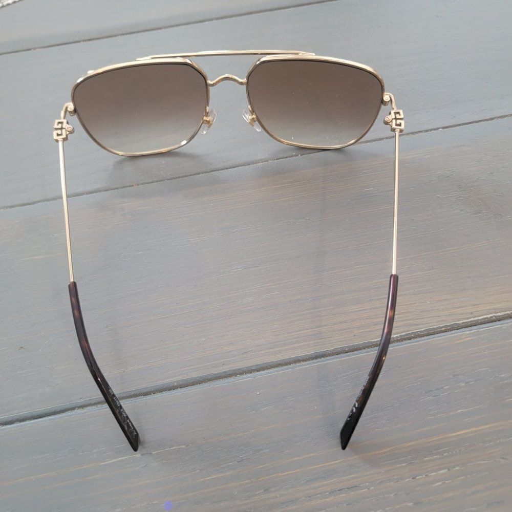 Givenchy GV-7195-S - J5G/JL Unisex Gold Metal Frame Brown Gradient Sunglasses - Picture 10 of 12